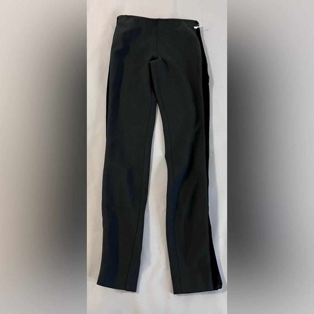 $145 Polo RALPH LAUREN Womens 6 BLACK Ponte STRETCH PANTS Ankle Zip LEGGINGS NEW